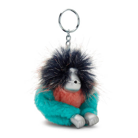 Kipling Fun Hair Sven Monkey Keychain Tillbehör Gröna | SE 1275VR